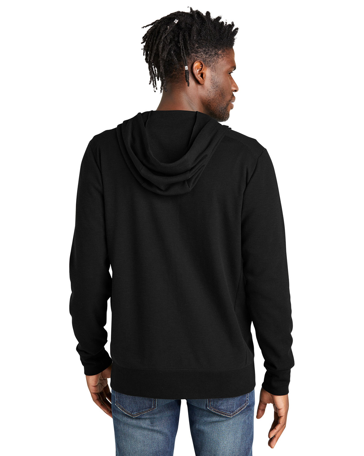 New Era NEA141 Thermal Full-Zip Hoodie view 2