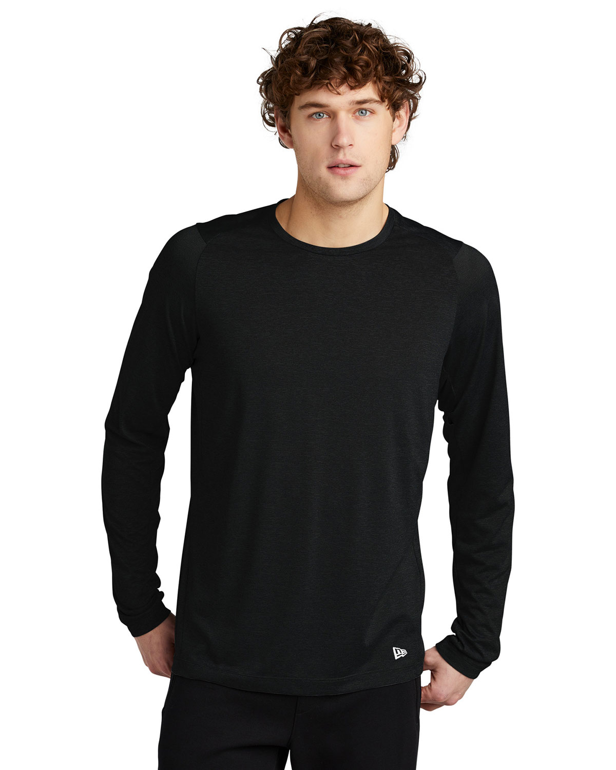 New Era NEA201 Series Performance Long Sleeve Crew Tee