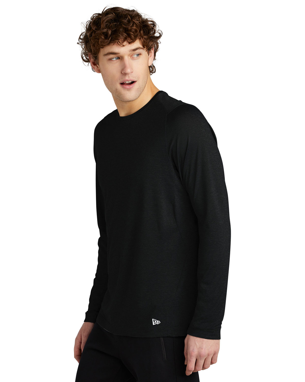 New Era NEA201 Series Performance Long Sleeve Crew Tee view 3