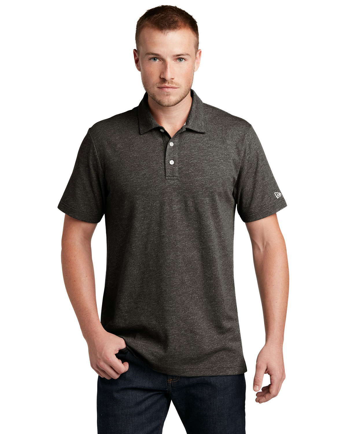 New Era NEA301 Slub Twist Polo