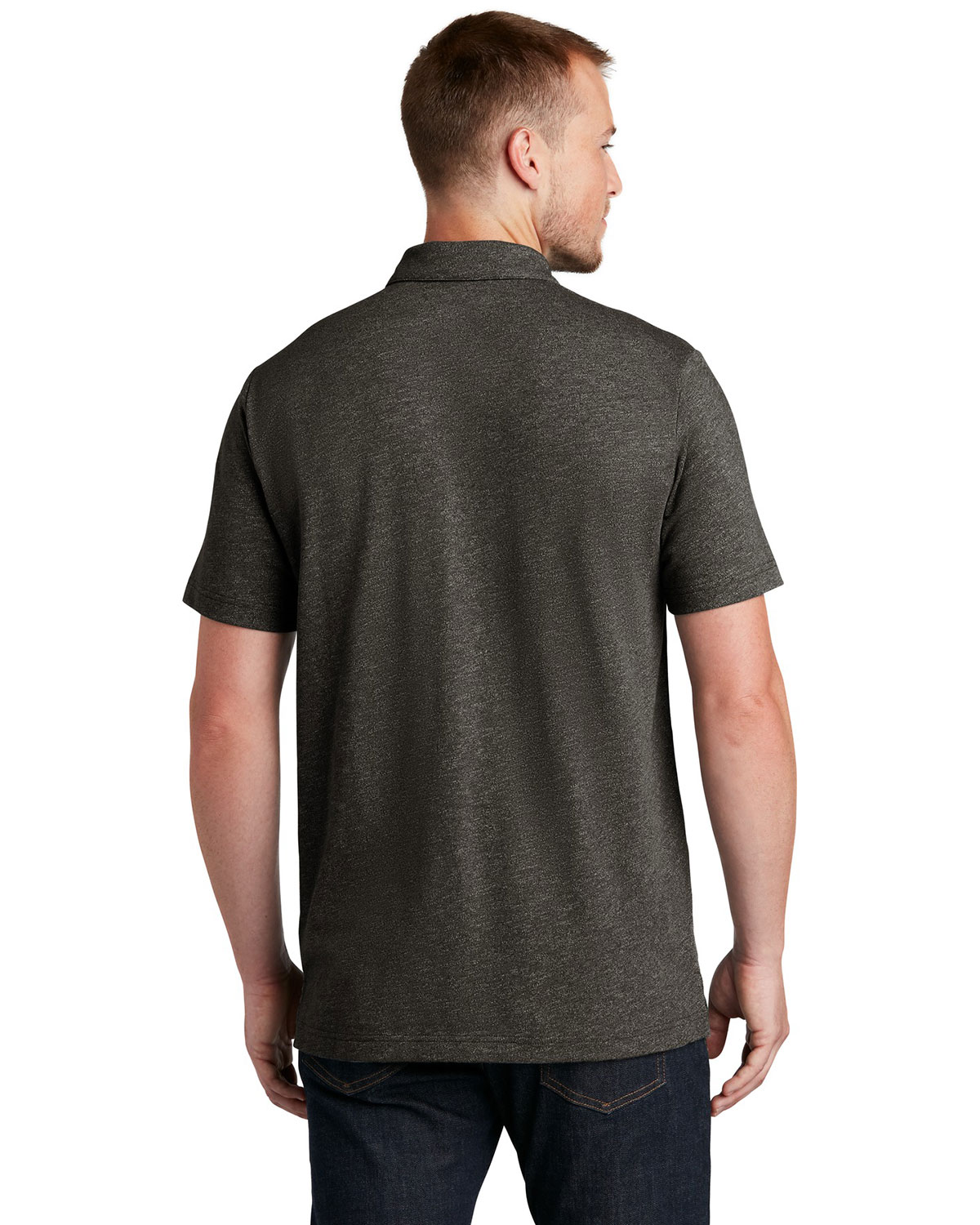 New Era NEA301 Slub Twist Polo view 2