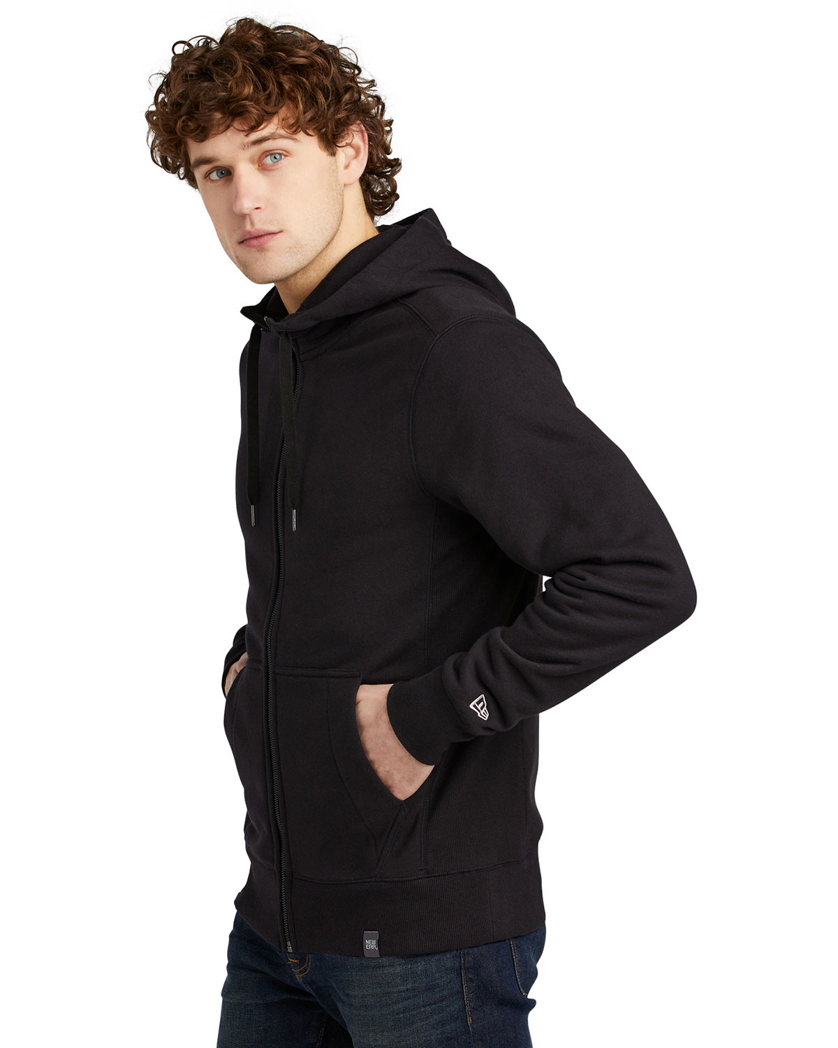 New Era NEA502 French Terry Full-Zip Hoodie view 3