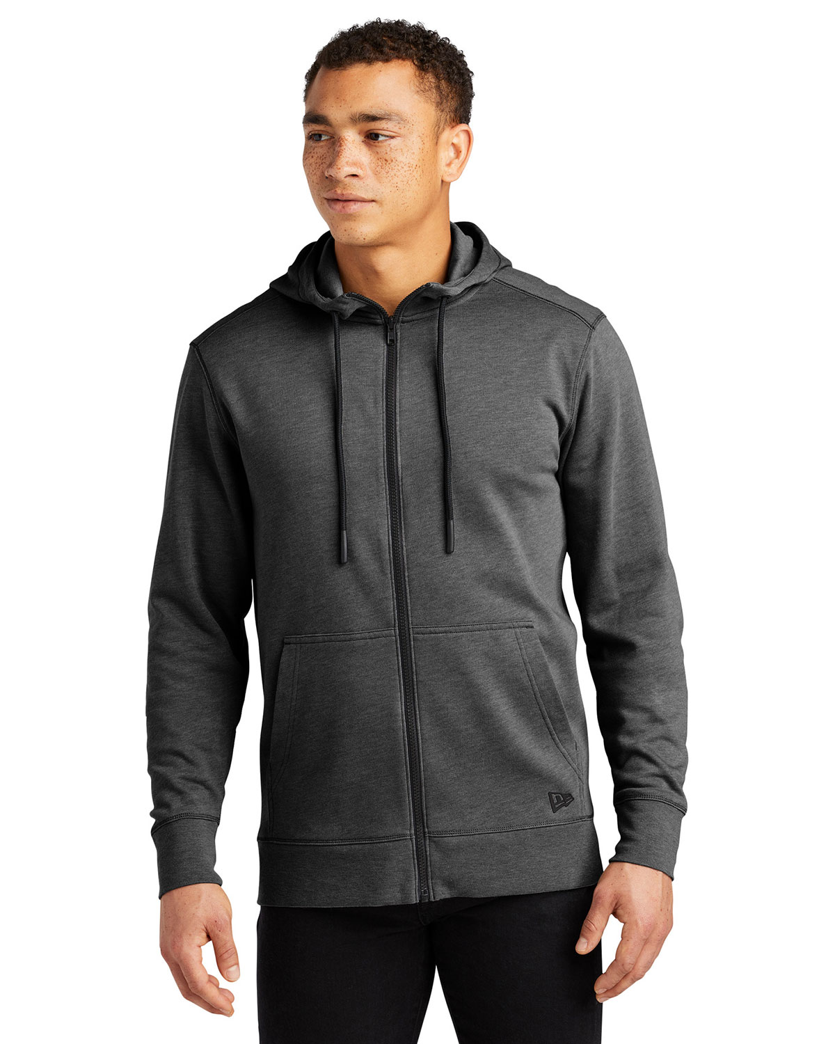 New Era NEA511 Tri-Blend Fleece Full-Zip Hoodie