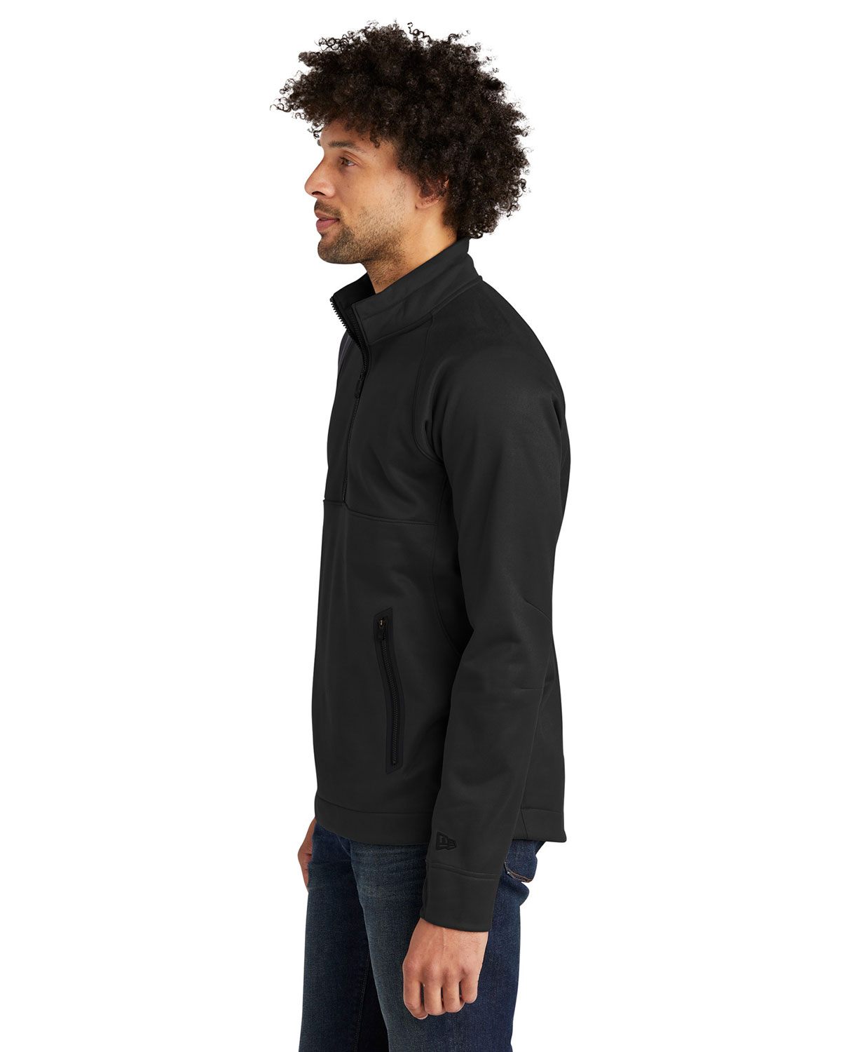 New Era NEA523 Venue Fleece 1/4-Zip Pullover view 3