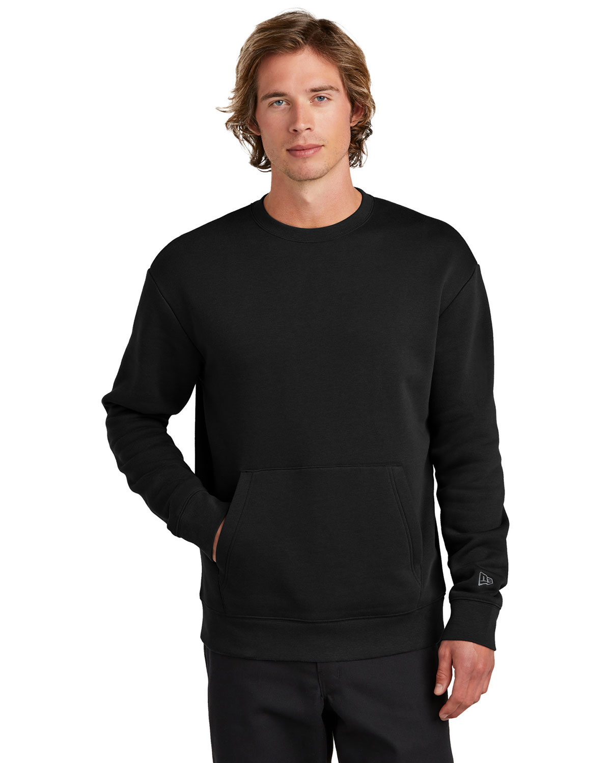 New Era NEA527 Heritage Fleece Pocket Crew