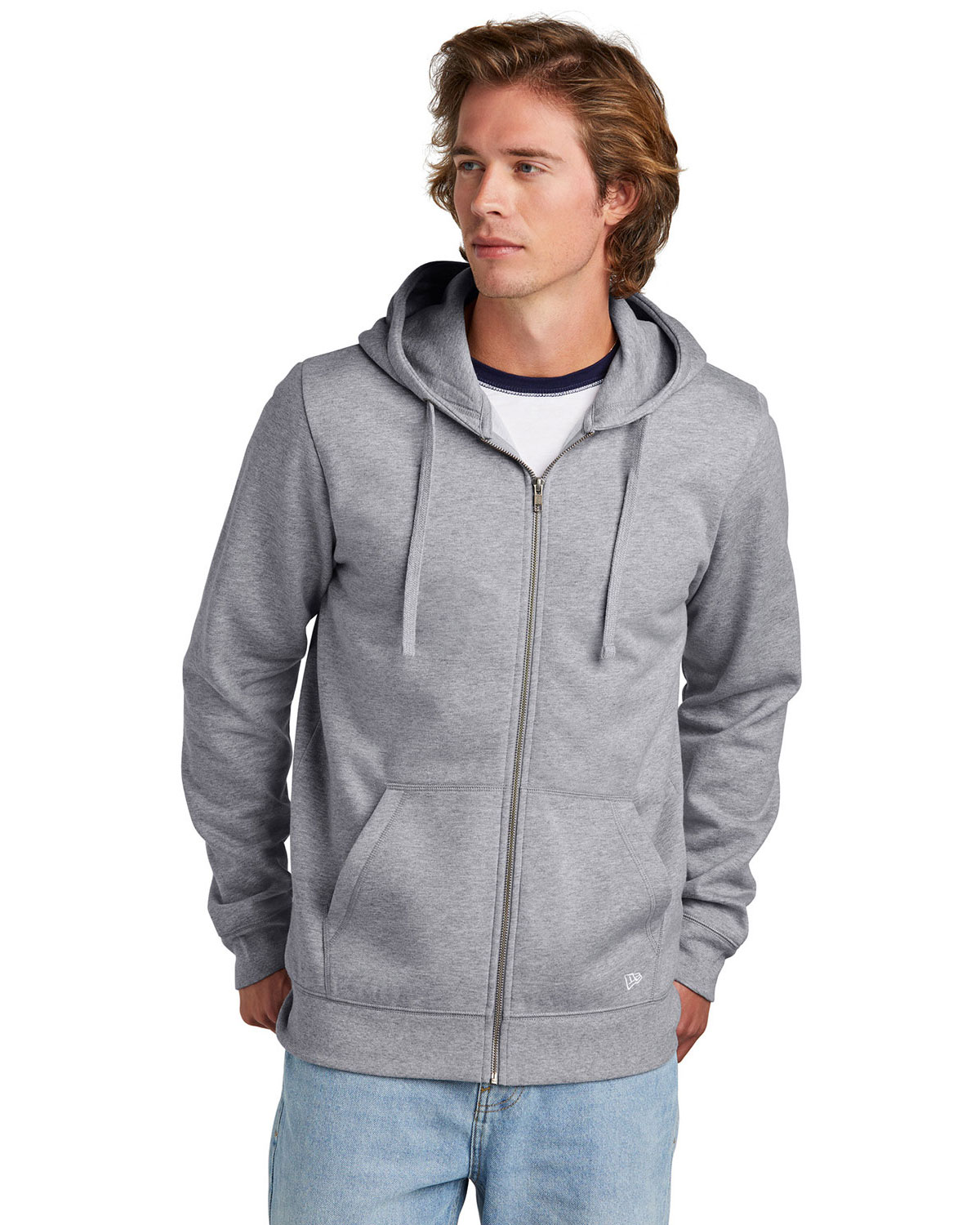 New Era NEA551 Comeback Fleece Full-Zip Hoodie