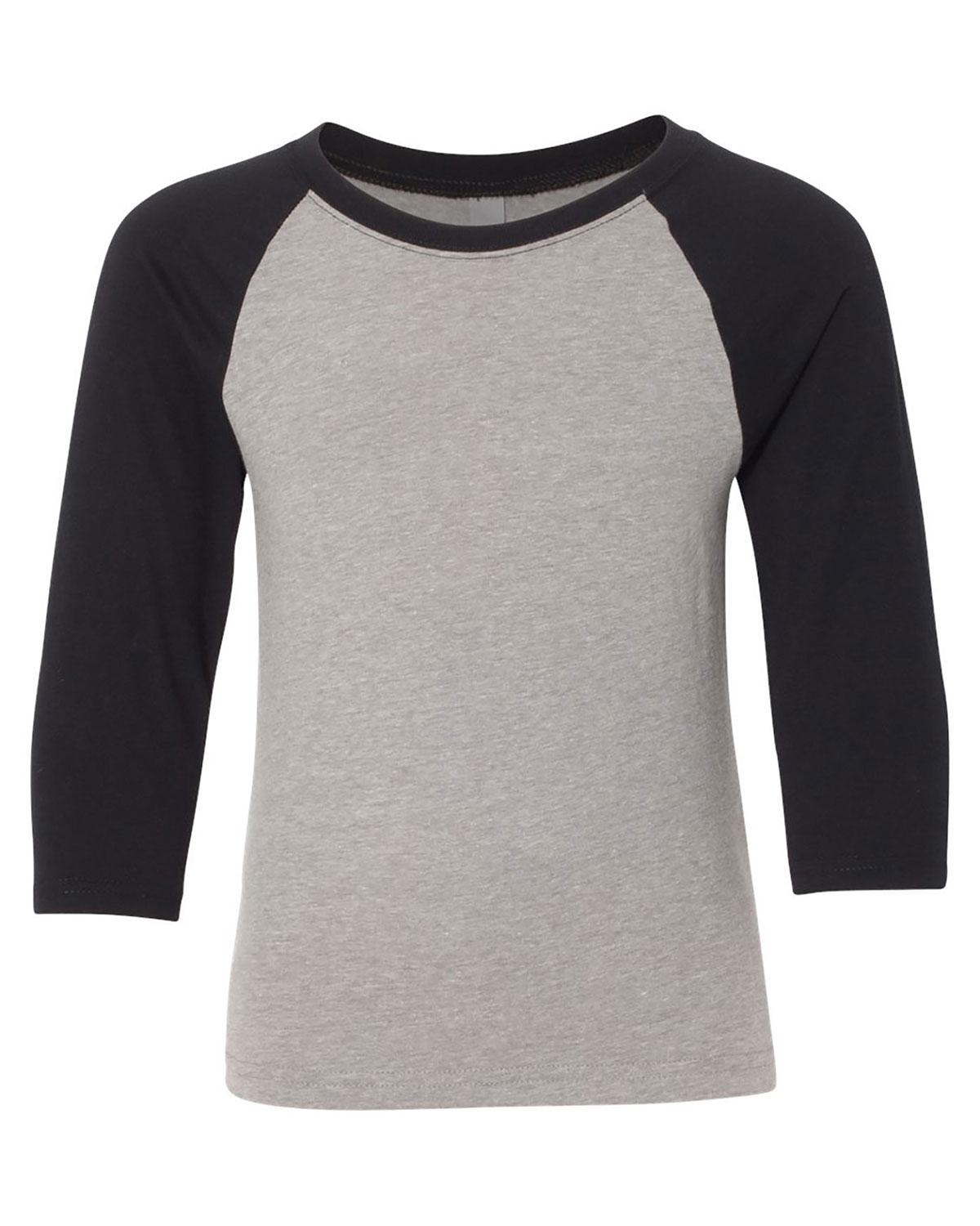 Next Level Apparel 3352 Youth CVC Three-Quarter Sleeve Raglan T-Shirt