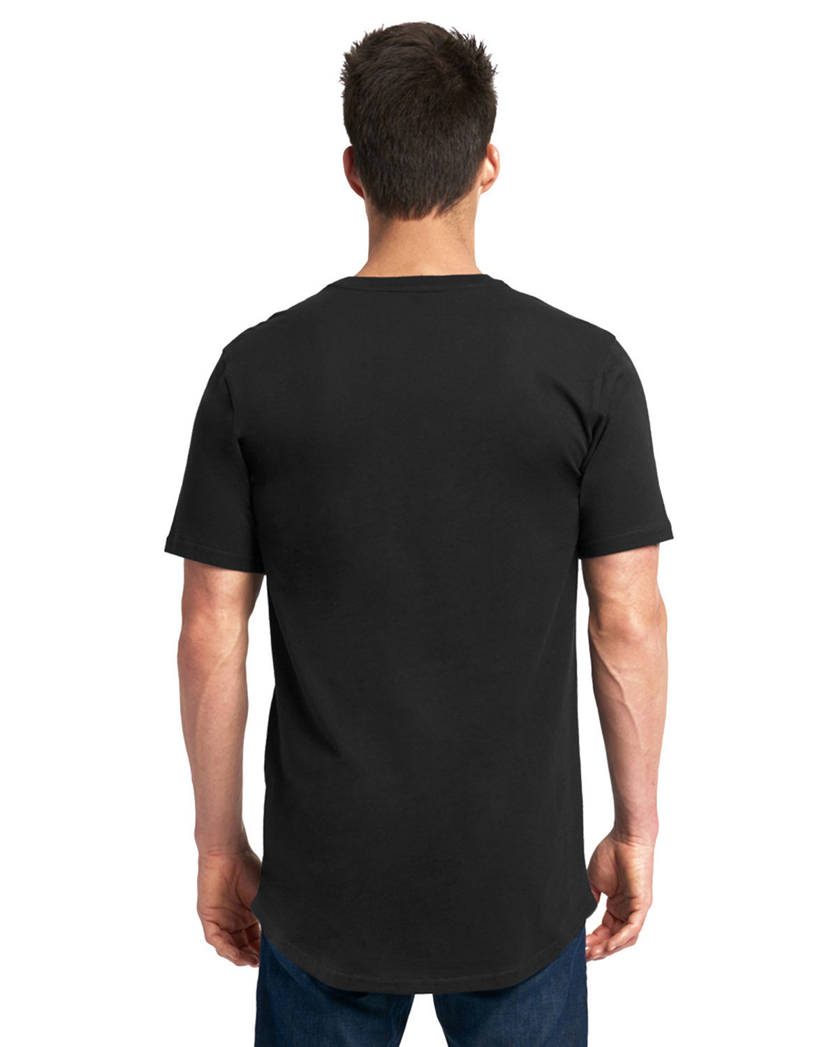 Next Level Apparel 3602 Unisex Cotton Long Body T-Shirt view 2