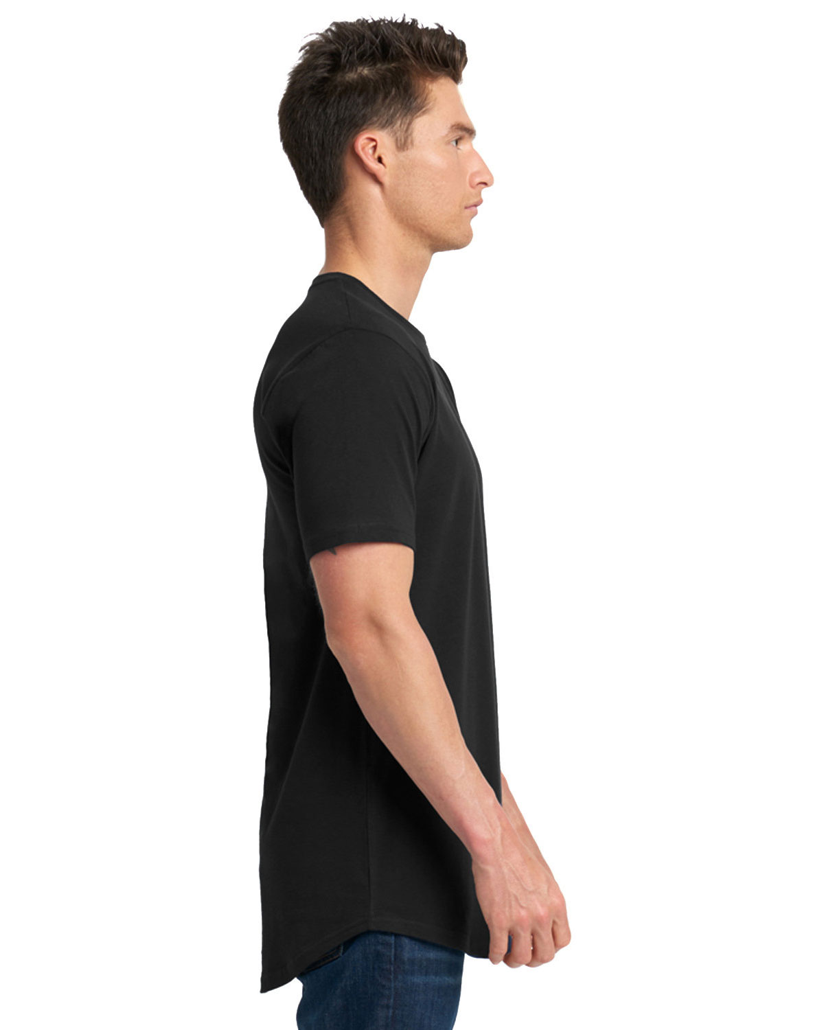 Next Level Apparel 3602 Unisex Cotton Long Body T-Shirt view 3