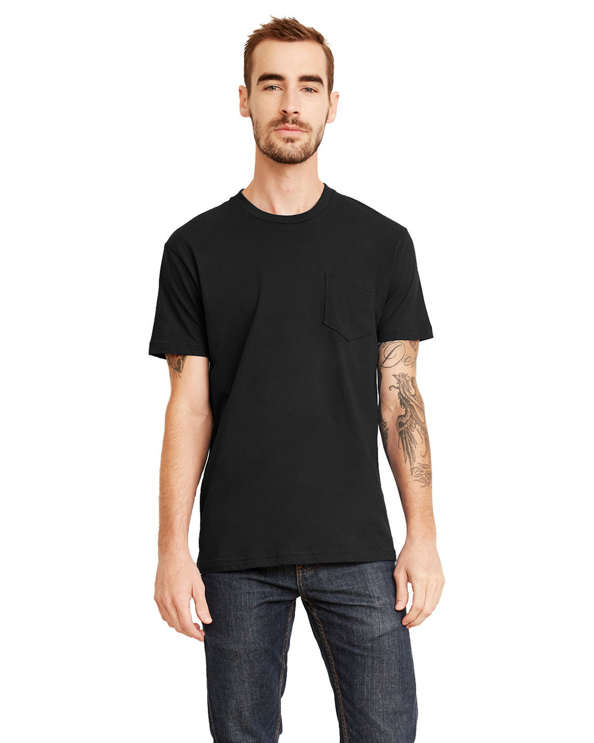 Next Level Apparel 3605 Unisex Cotton Pocket T-Shirt