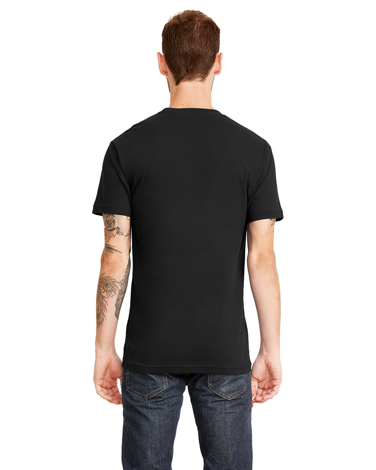 Next Level Apparel 3605 Unisex Cotton Pocket T-Shirt view 2
