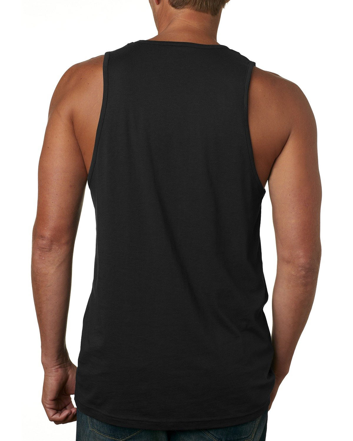 Next Level Apparel 3633 Unisex Cotton Tank Top view 2
