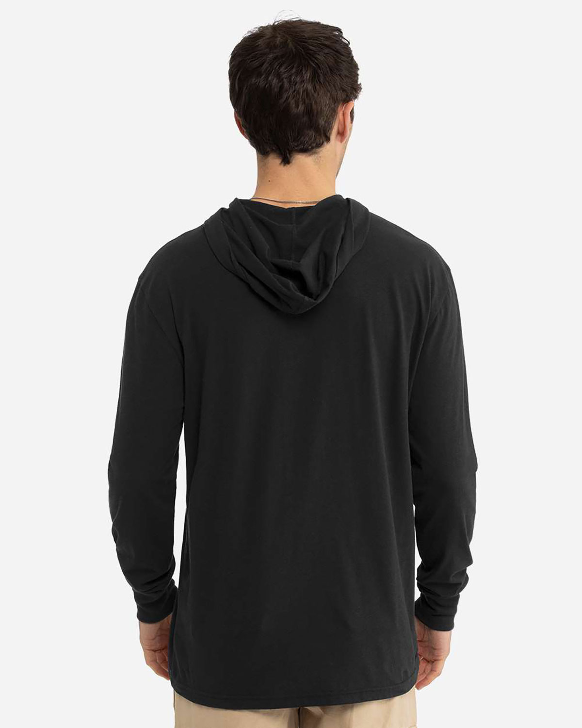 Next Level Apparel 6221 Unisex CVC Hoodie Long Sleeve T-Shirt view 2