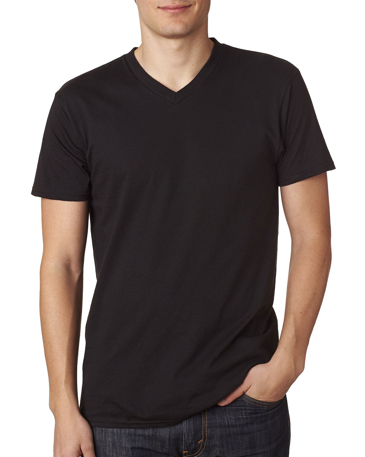 Next Level Apparel 6440 Unisex Sueded V-Neck T-Shirt