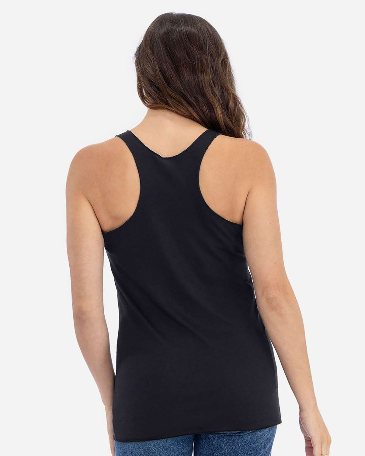 Next Level Apparel 6733 Women�s Triblend Racerback Tank Top view 2