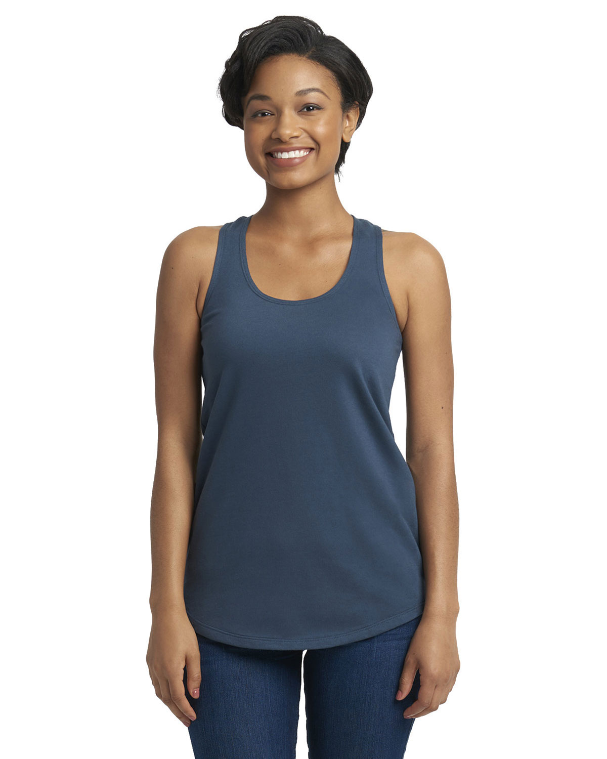 Next Level Apparel 6933 Women�s Lightweight French Terry Racerback Tank