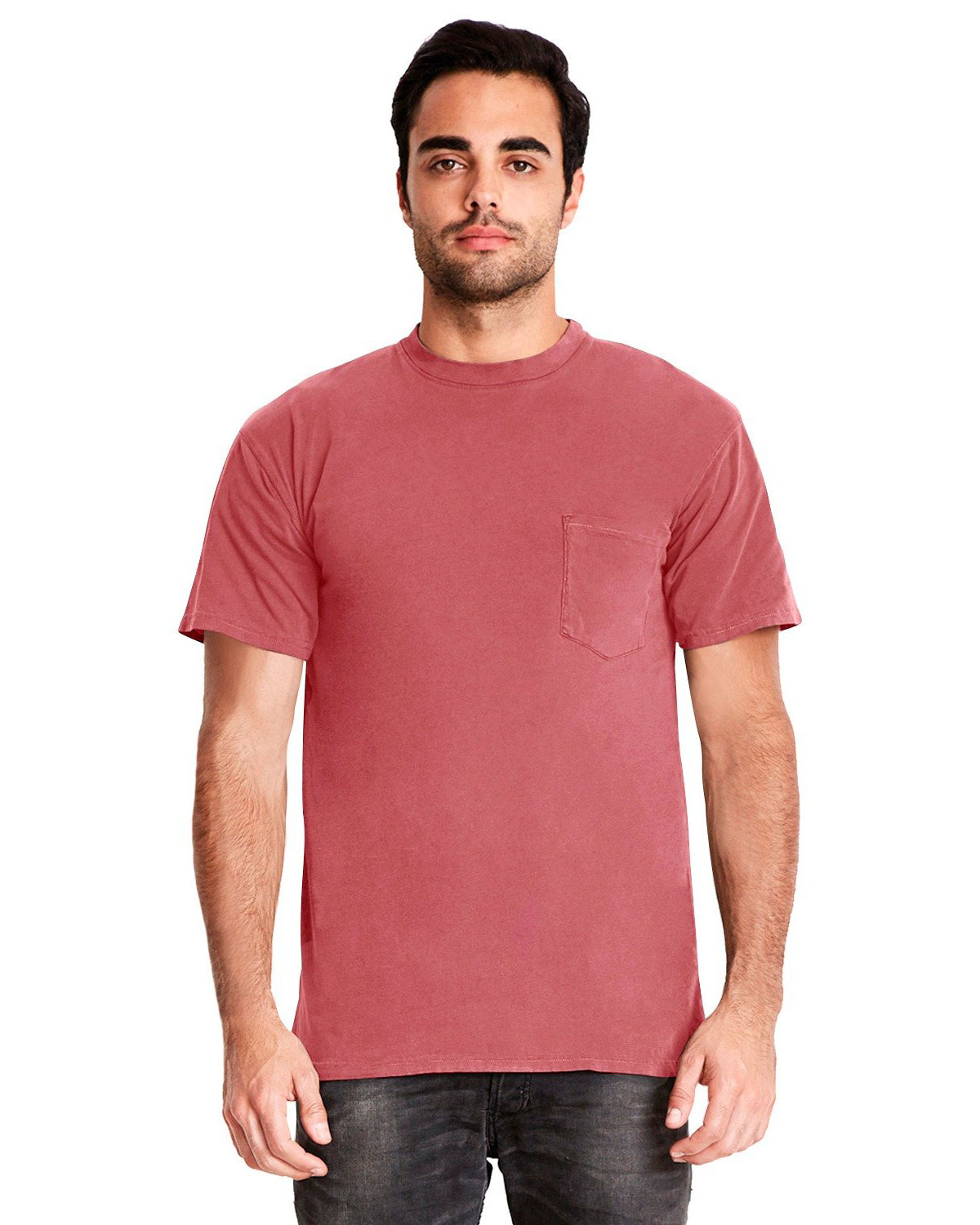 Next Level Apparel 7415 Unisex Inspired Dye Pocket T-Shirt