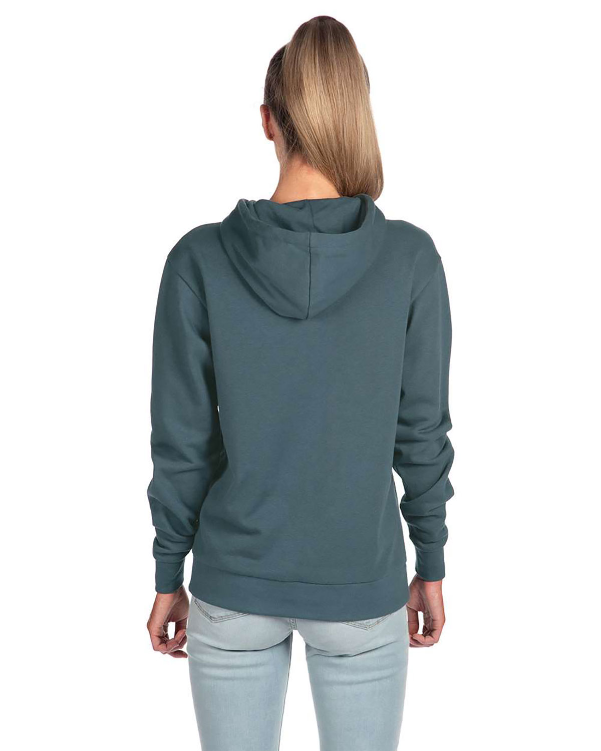 Next Level Apparel 9303 Unisex Santa Barbara Hoodie Sweatshirt view 2