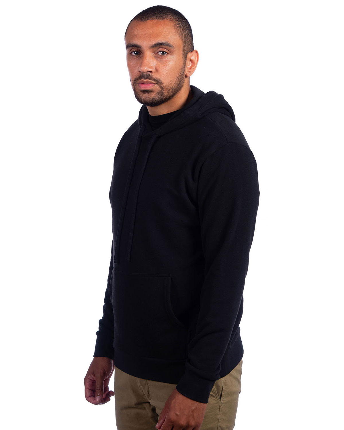 Next Level Apparel 9304 Unisex Laguna Sueded Hooded Sweatshirt view 3