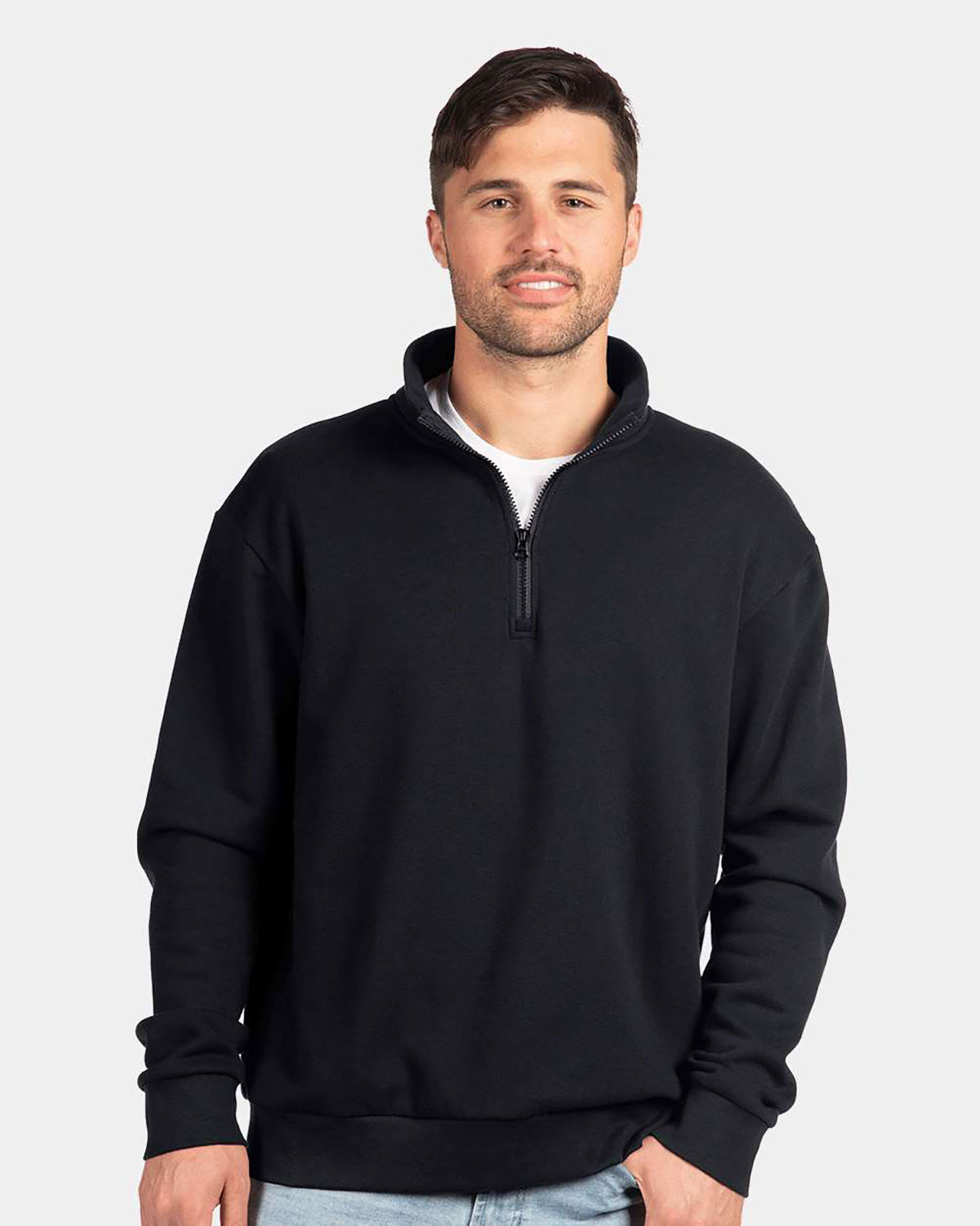 Next Level Apparel 9643 Unisex Fleece Quarter-Zip Pullover