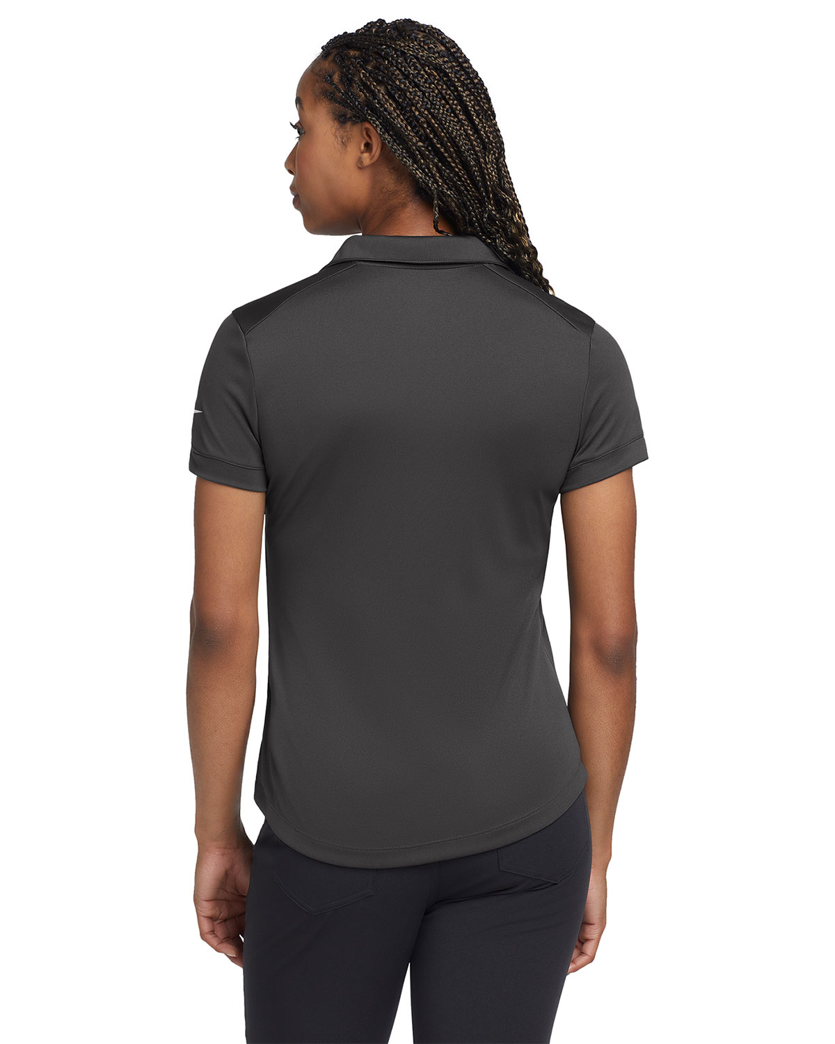 Nike 811807 Women's Dri-FIT Players Modern Fit Polo view 2