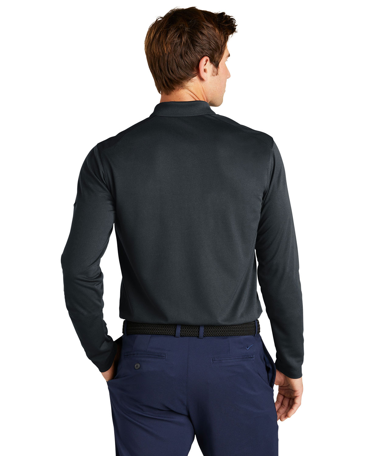 Nike NKDC2104 Dri-FIT Micro Pique 2.0 Long Sleeve Polo view 2