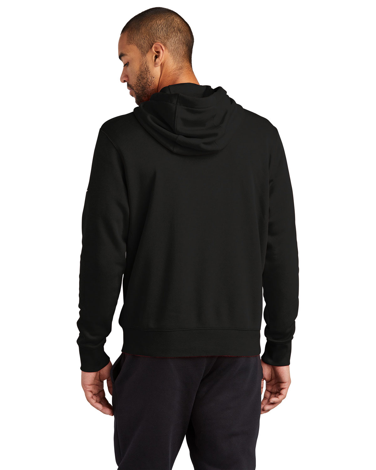 Nike NKDR1513 Club Fleece Sleeve Swoosh Full-Zip Hoodie view 2