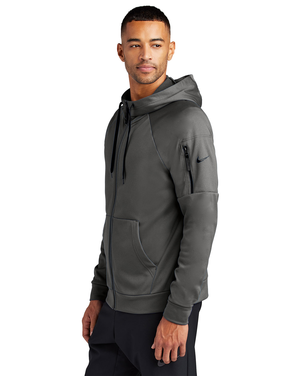Nike NKFD9859 Therma-FIT Pocket Full-Zip Fleece Hoodie view 3