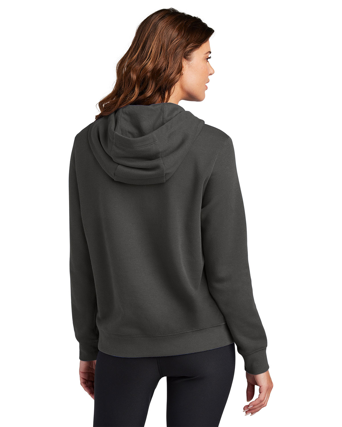 Nike NKFD9889 Women's Club Fleece Sleeve Swoosh Pullover Hoodie view 2