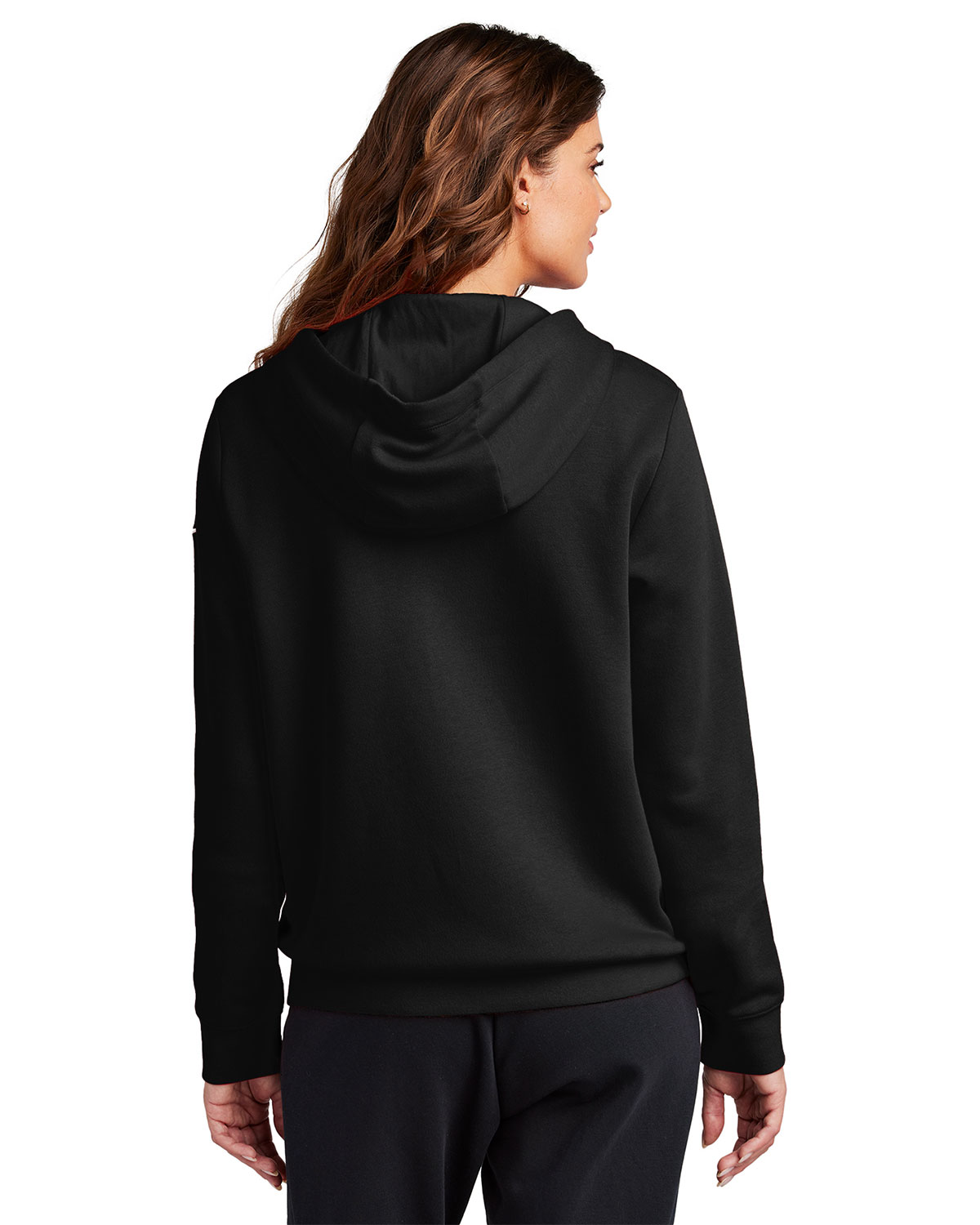 Nike NKFD9890 Women's Club Fleece Sleeve Swoosh Full-Zip Hoodie view 2