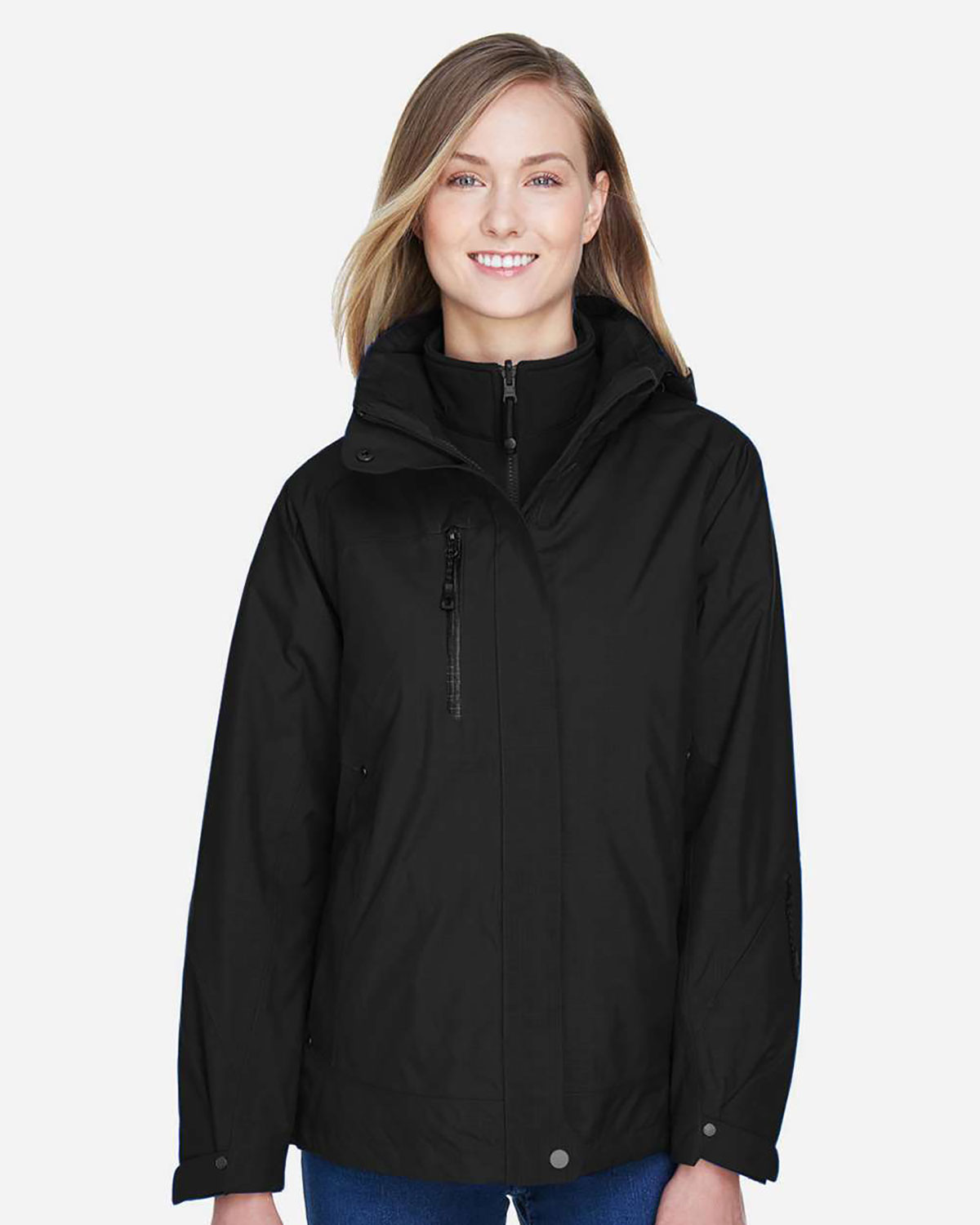 North End 78178 Women's Caprice 3-in-1 Jacket with Soft Shell Liner