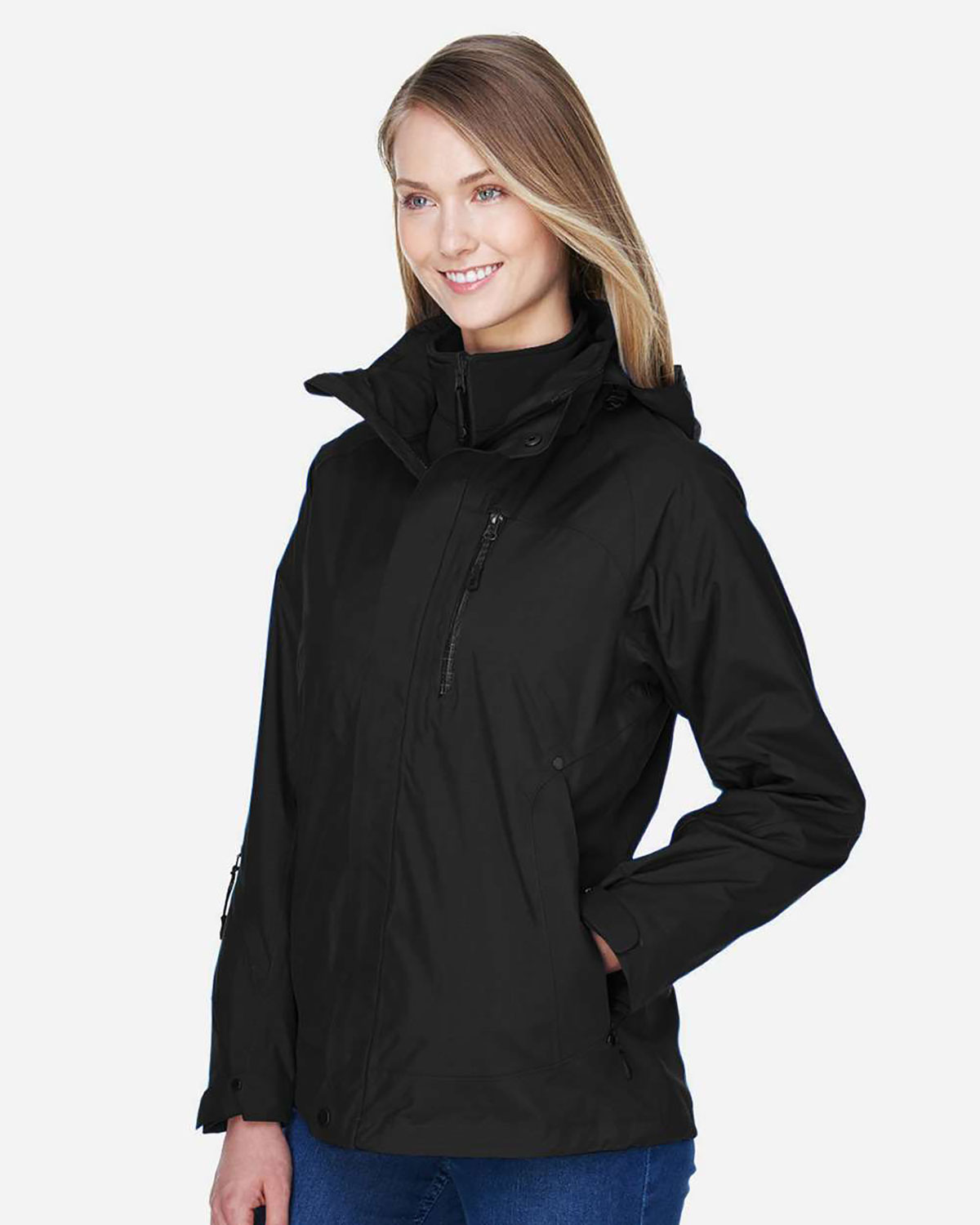 North End 78178 Women's Caprice 3-in-1 Jacket with Soft Shell Liner view 3