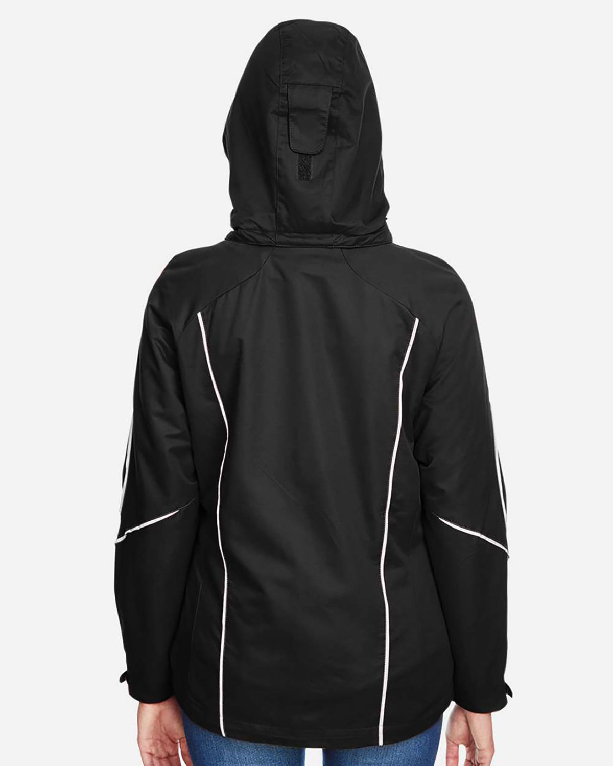 North End 78196 Women's Angle 3-in-1 Jacket with Bonded Fleece Liner view 2