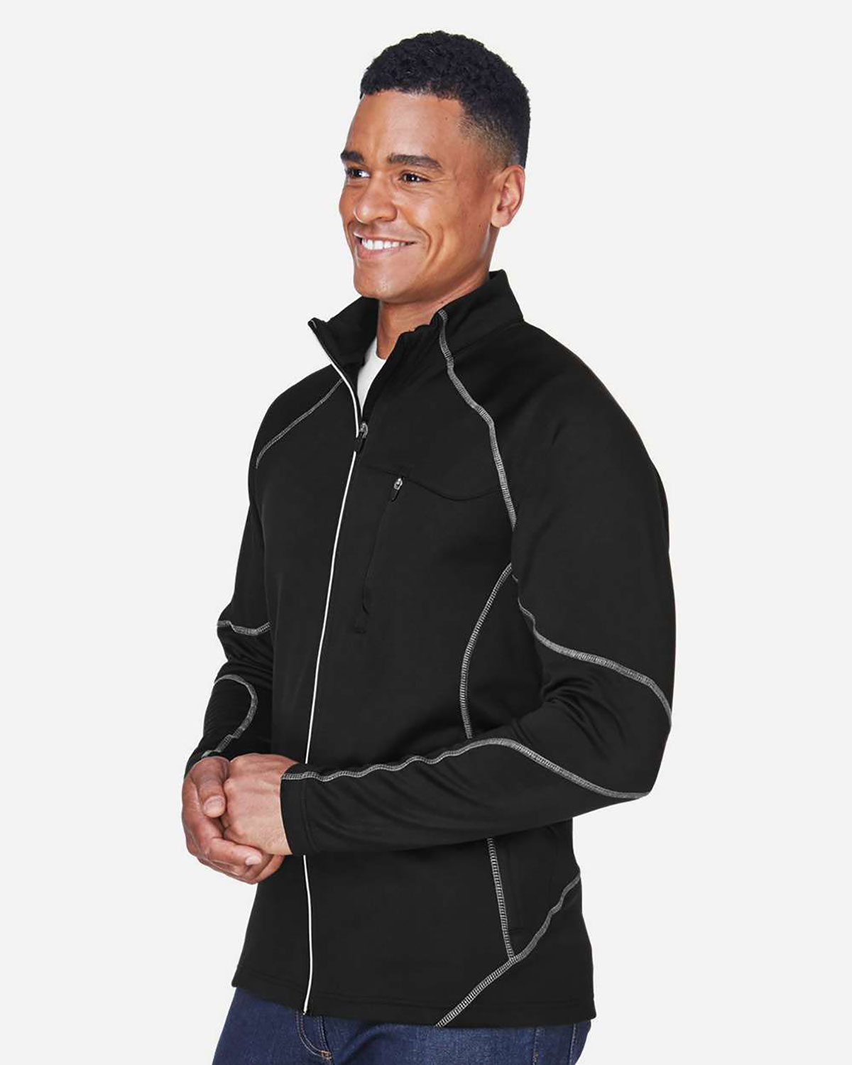 North End 88174 Men's Gravity Performance Fleece Jacket view 3