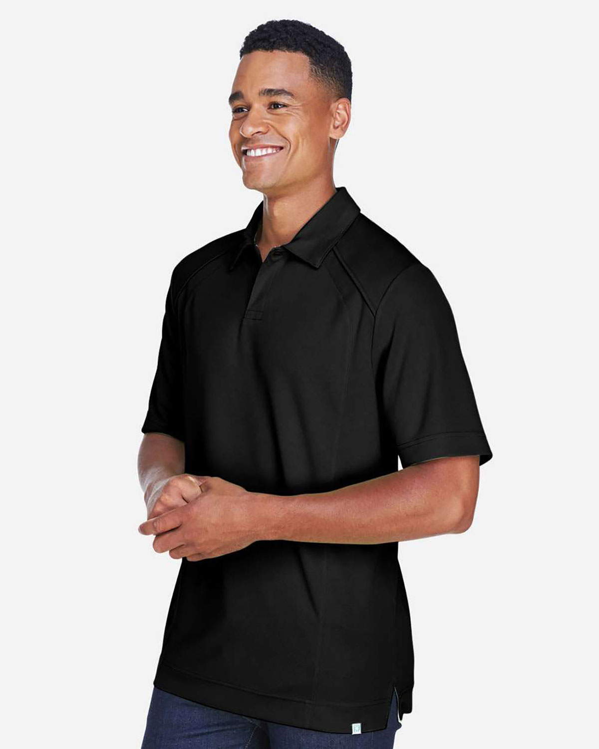 North End 88632 Men's Recycled Polyester Performance Pique Polo view 3