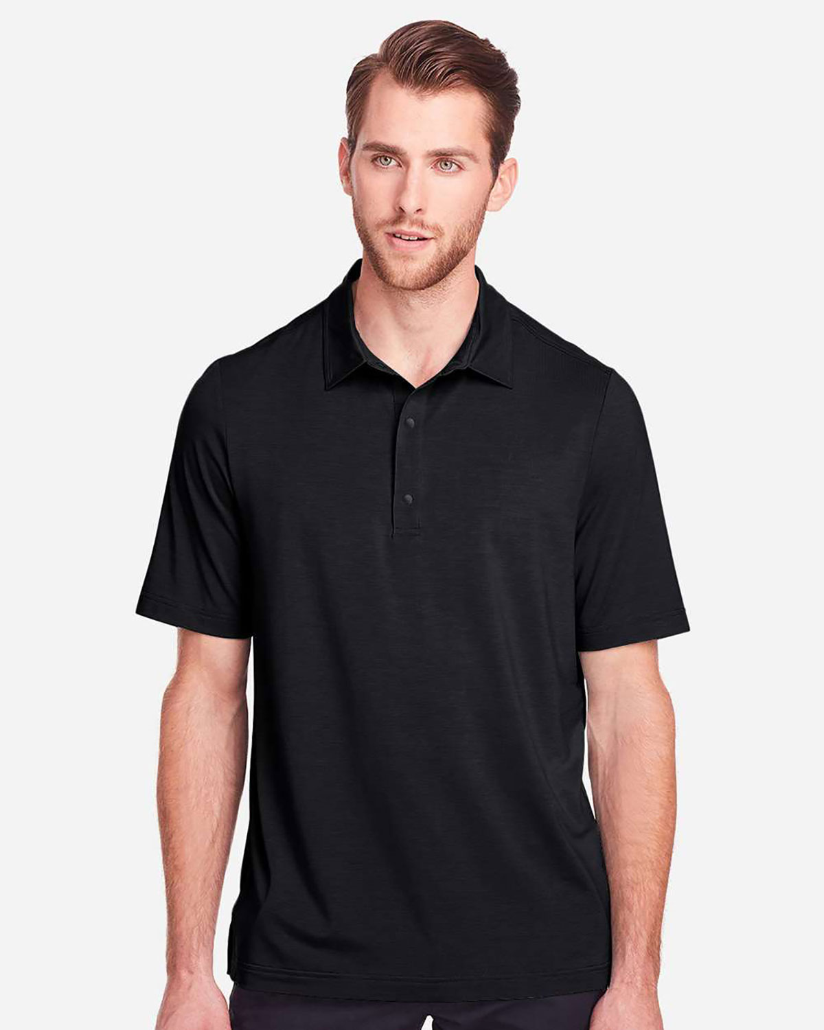 North End NE100 Men's JAQ Snap-Up Stretch Performance Polo