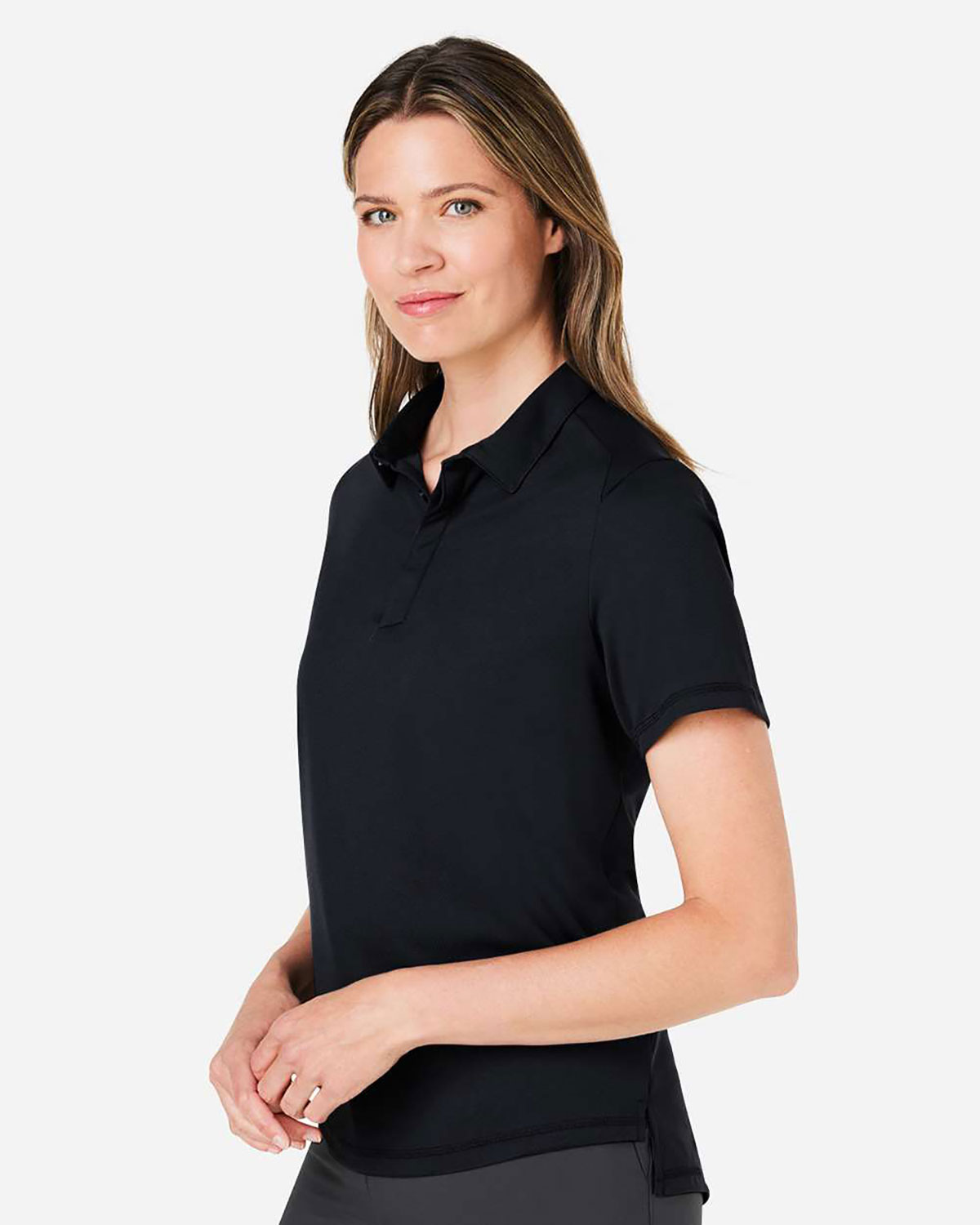 North End NE110W Women's Revive Coolcore� Polo view 3