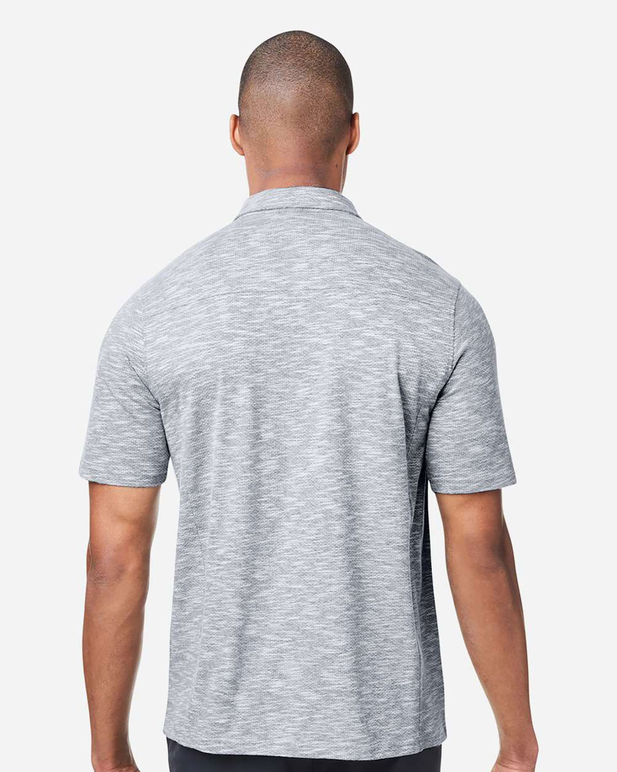 North End NE115 Men's Eclipse Jacquard Polo view 2
