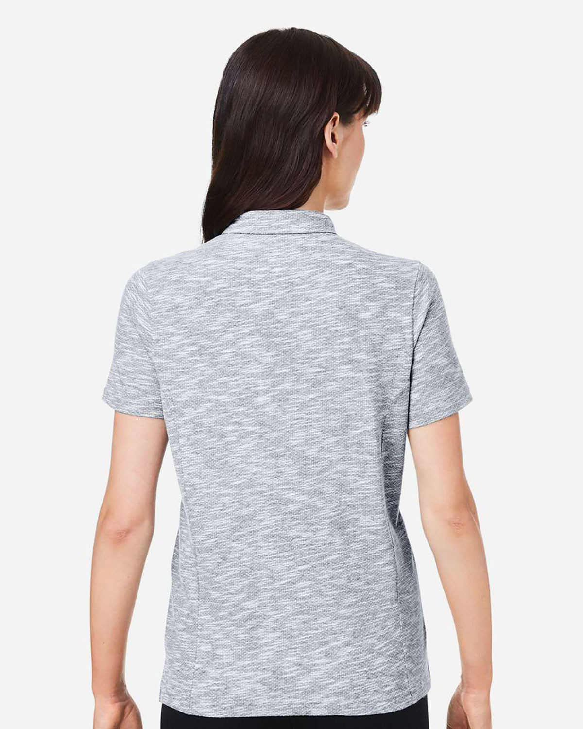 North End NE115W Women's Eclipse Jacquard Polo view 2