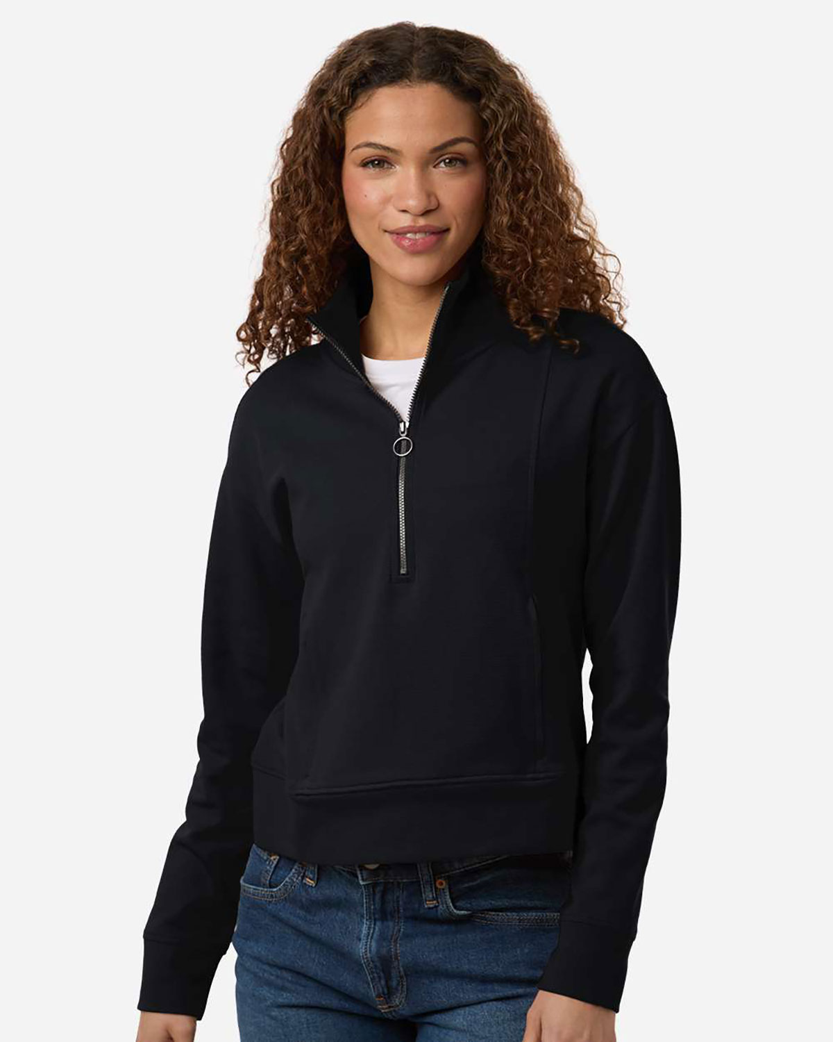 North End NE220W Women's Mantra Half-Zip Ottoman Pullover