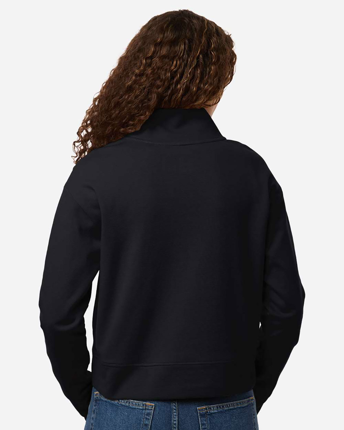 North End NE220W Women's Mantra Half-Zip Ottoman Pullover view 2