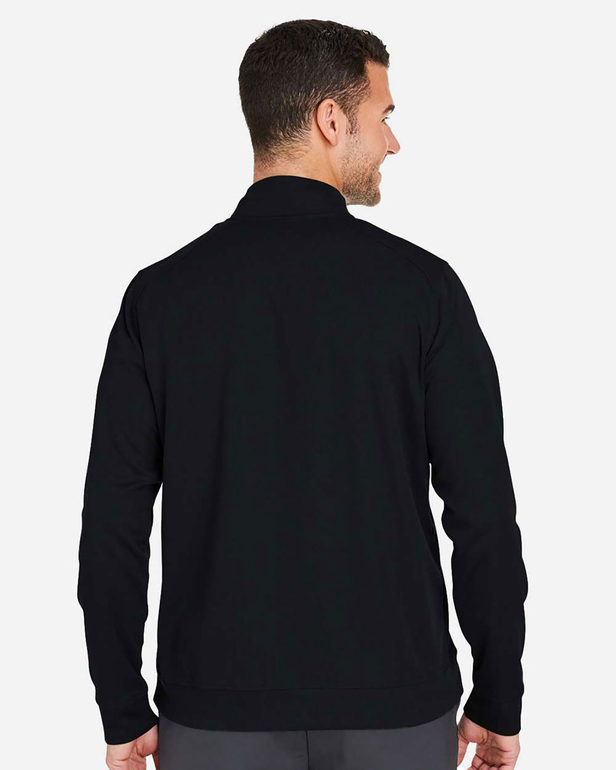 North End NE412 Men's Express Tech Performance Pique Quarter-Zip Pullover view 2