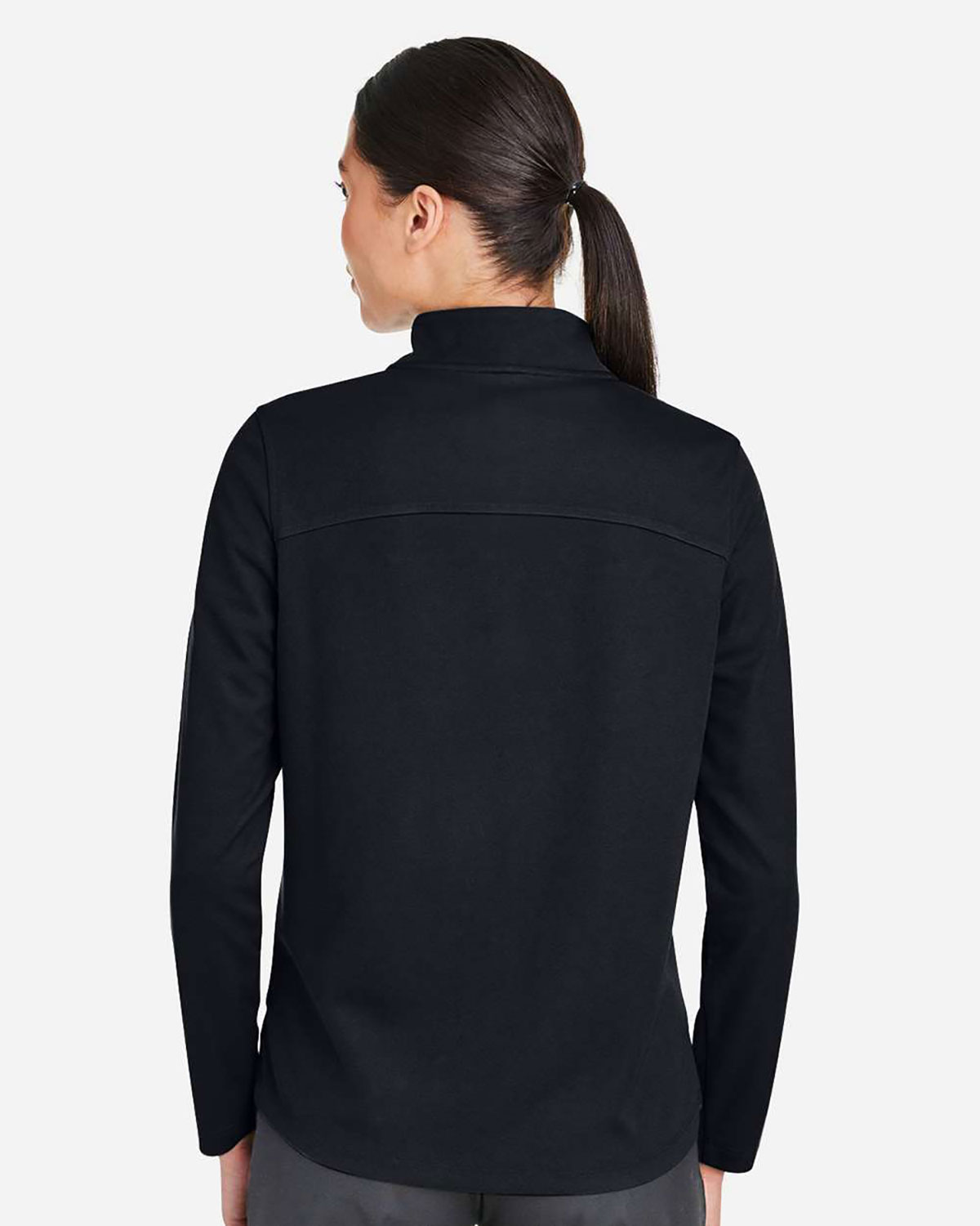 North End NE412W Women's Express Tech Performance Pique Quarter-Zip Pullover view 2