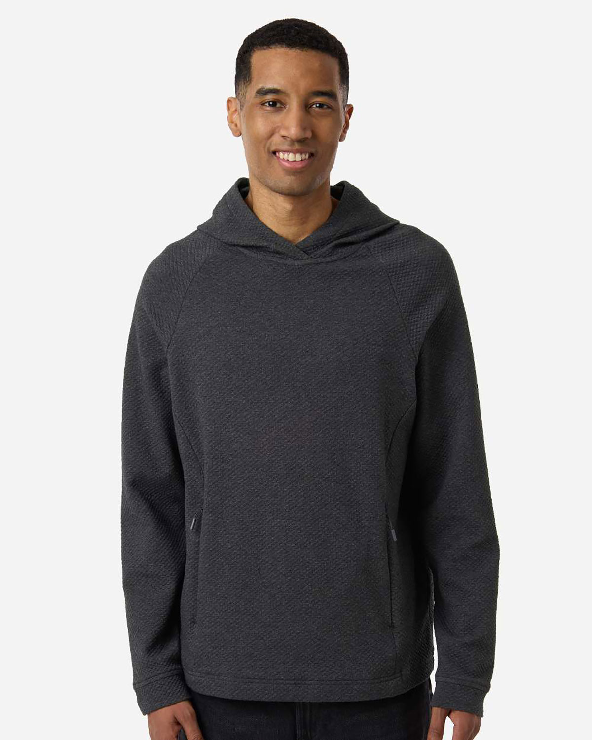 North End NE729 Men's Spirit Textured Hooded Pullover