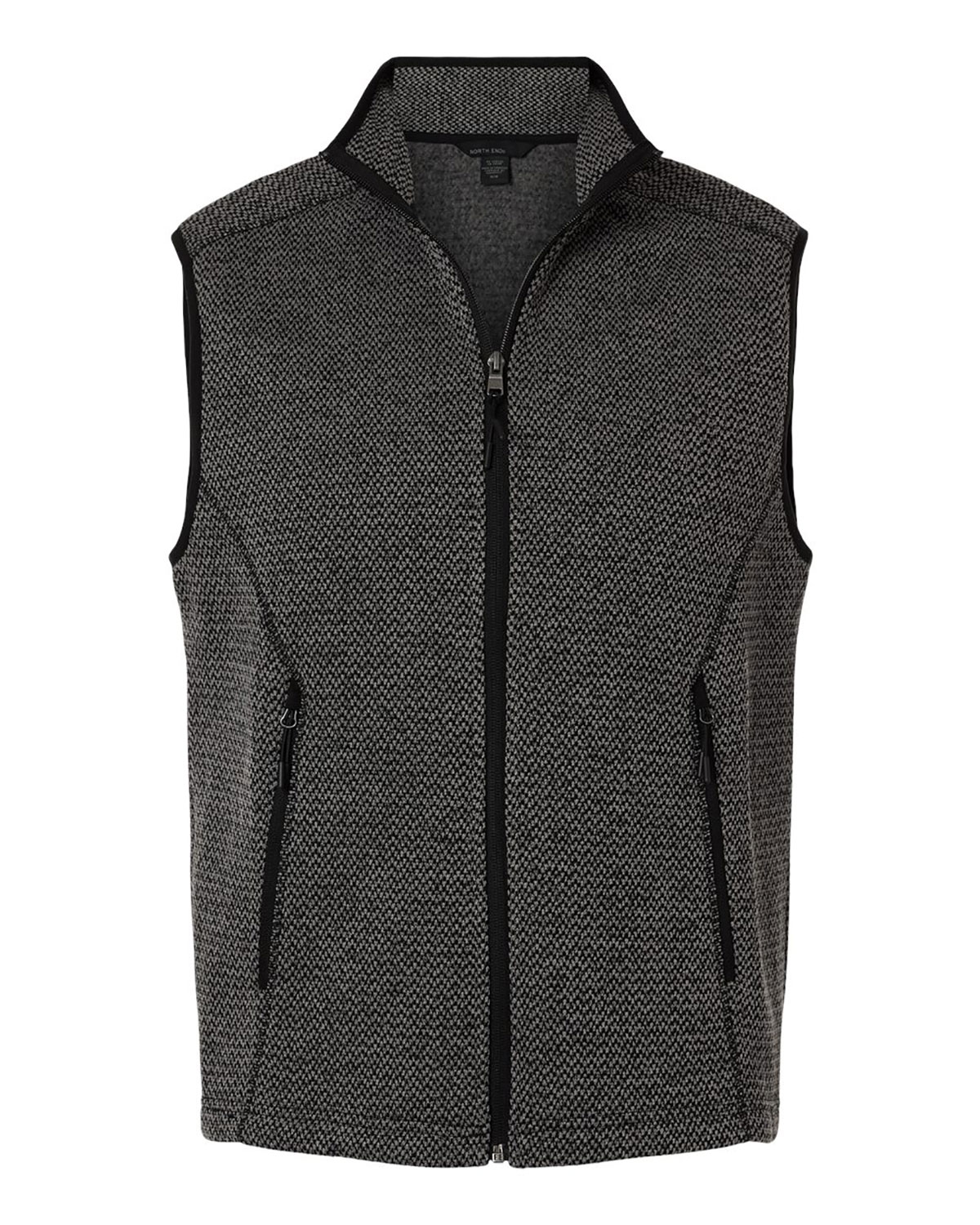 North End NE731 Men's Jasper Jacquard Fleece Vest