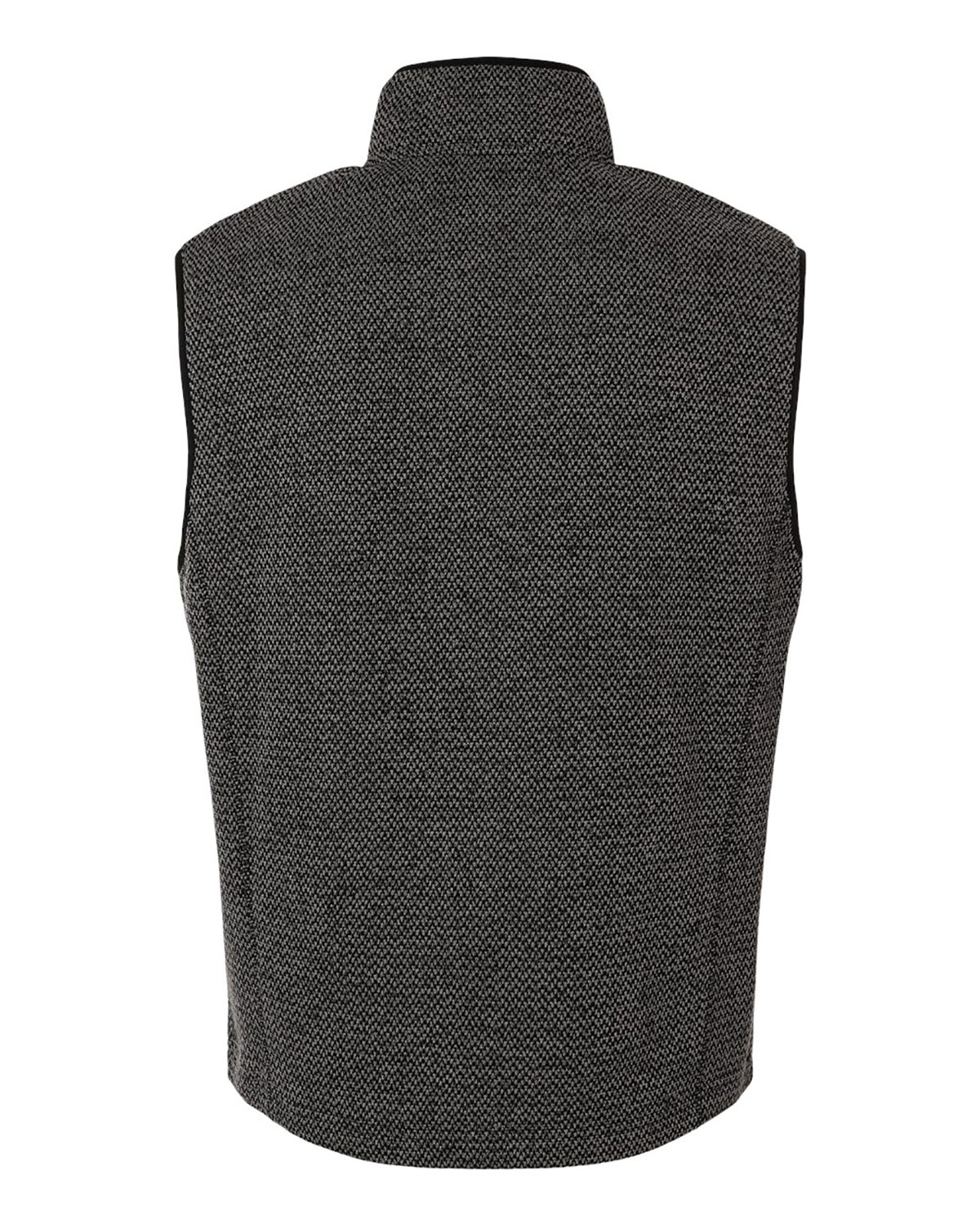 North End NE731 Men's Jasper Jacquard Fleece Vest view 2