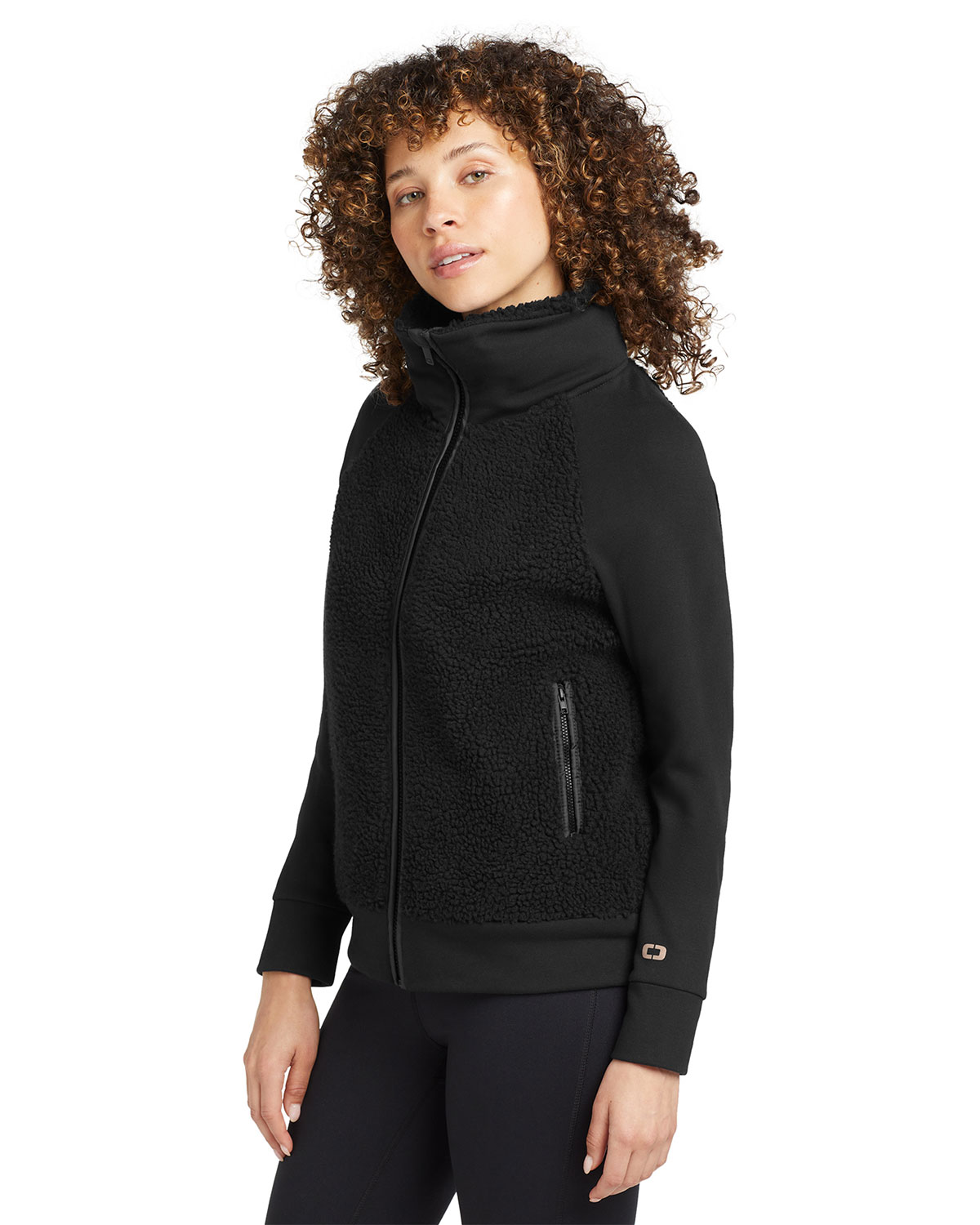 OGIO LOG815 Women's Luuma Sherpa Full-Zip view 3