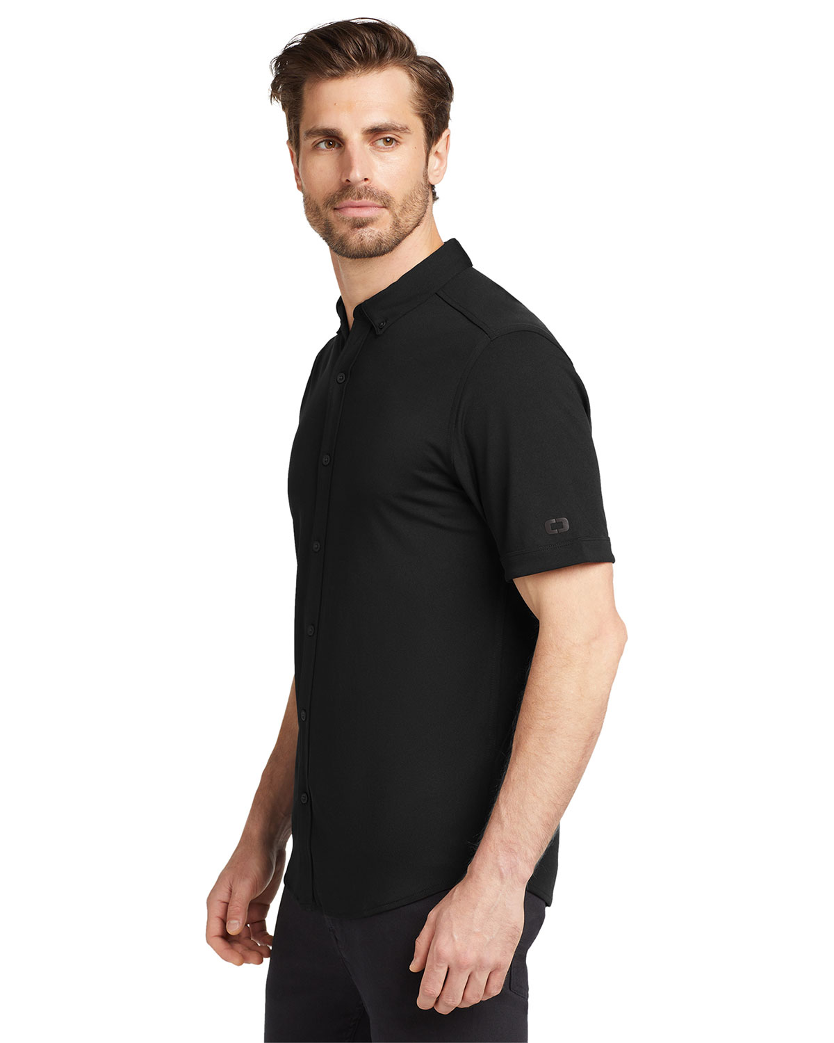 OGIO OG141 Gravitate Full-Button Polo view 3