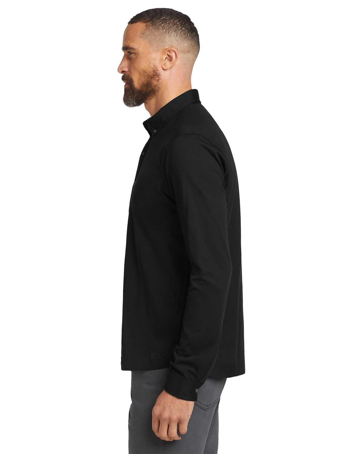 OGIO OG145 Code Stretch Long Sleeve Button-Up view 3