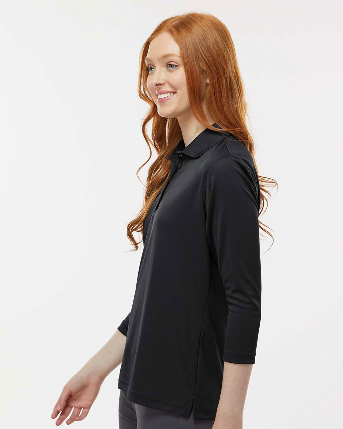 Paragon 120 Women's Lady Palm Three-Quarter Sleeve Polo view 3